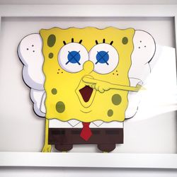 Kaws FTP Wall off hypebeast 11x14 Frame funko