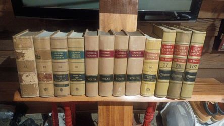 The Georgia Reports 12 Antique volumes