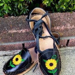 Women's Huarache Artesenal Mexicano Mexican sandals Multiple Designs Ankle Strap