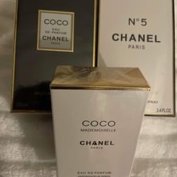 The Glorious Chanels .... Chanel #5, Coco Paris Or Coco Mademoiselle ... Your Choice .... $85 EACH AUTHENTIC ... Only 1 Per Customer 