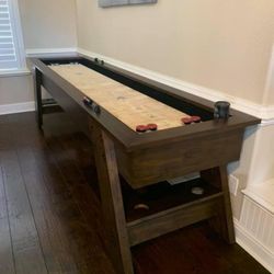 9ft Rustic Shuffleboard 