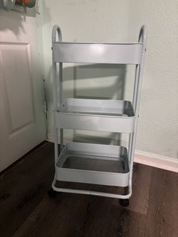 3 Metal Tier Storage Cart