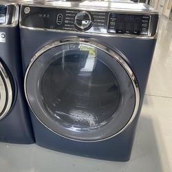 GE Blue Sapphire 7.8 Cu. Ft. Smart Front Load Electric Dryer