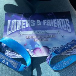 Lovers And Friends Concert. General Admission Tier 4 passes. Concert Of The Year! 