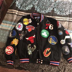 NBA All Team Logo Varsity Jacket