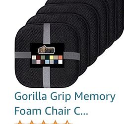 Gorilla Grip Brown Chair Cushions* New * Set Of 6 for Sale in Las