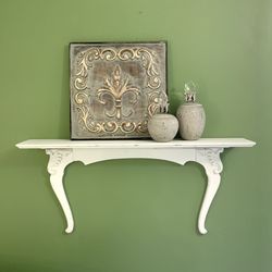 White Antique Wall Shelf