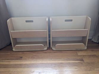 Kids Montessori book shelves solid wood