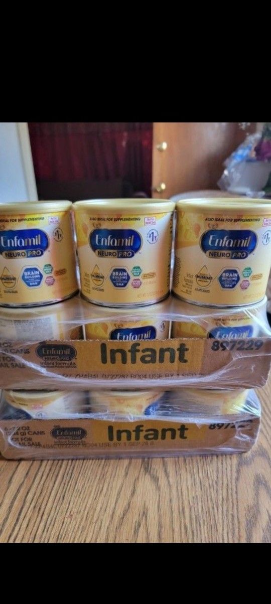 12 ENFAMIL NUERO PRO
7.2 OUNCE CANS FOR $150 CASH OR BEST OFFER
ALL BRAND NEW
(DELIVERY IS AVAILABLE)