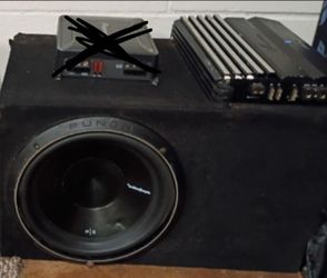 12" Rockford P3 and Amp