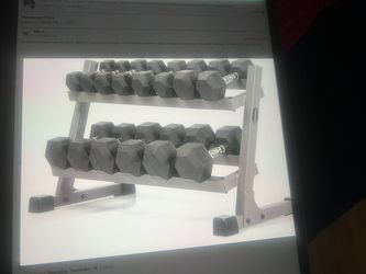 Dumbbells with rack 380 lbs