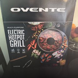 Grill Electric Hotpot /with Glass Top 