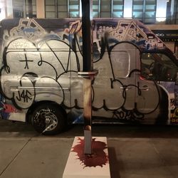 Scream Ghostface Knife Theater Standee – Rare Horror Movie Display/Standee