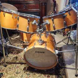 70's Ludwig 9 Pc. Drum Set 