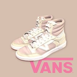 Vans Women's Lowland Hi CC
Casual Sandals. 5.5, EUR 37. Pink, Cream & Wht.