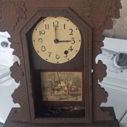 Old Clock  By THE  INCRAHAM COMPANY