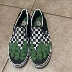 Vans X marvel shoes Incredible Hulk