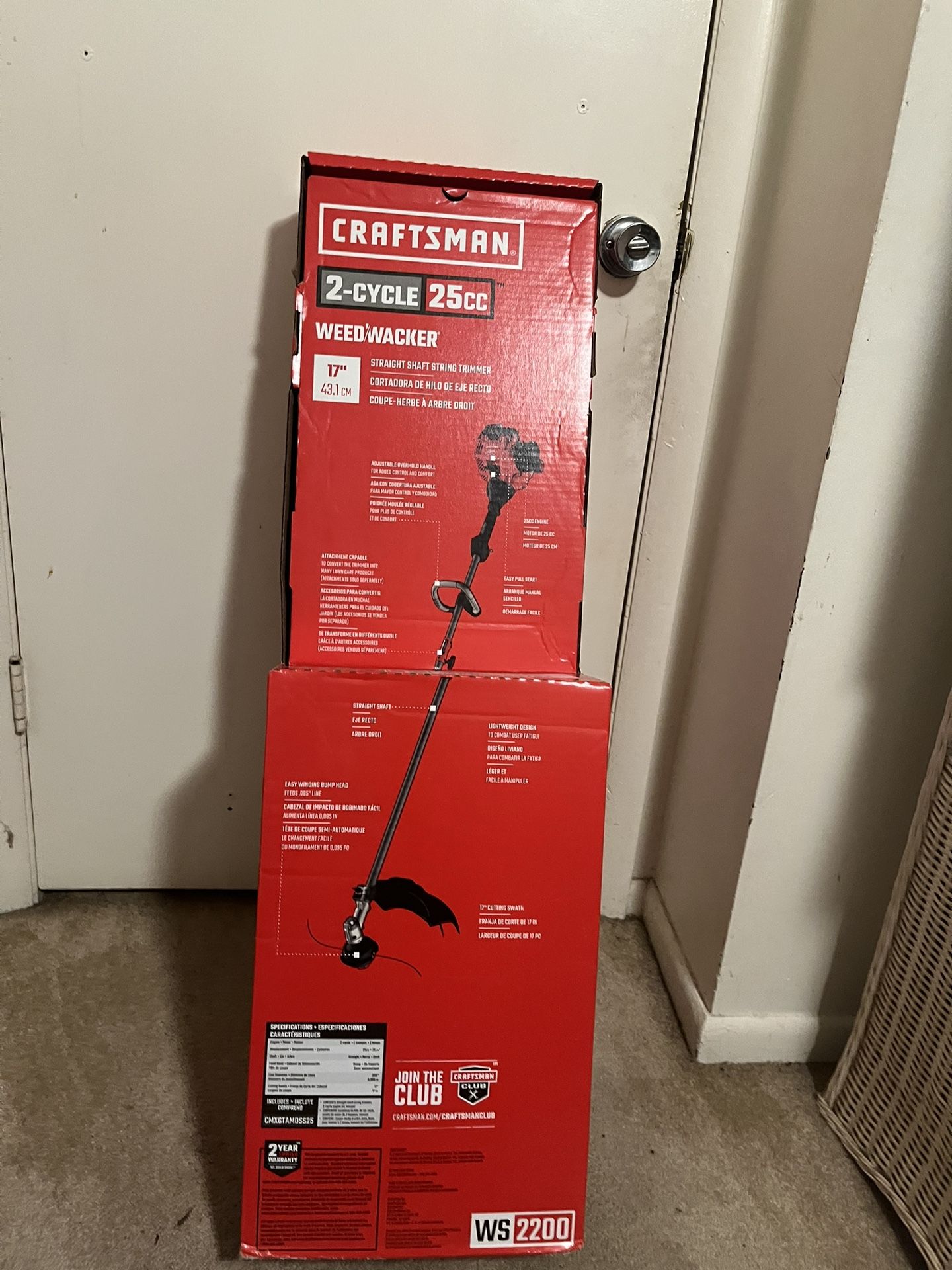 Craftsman Weedwacker 25cc