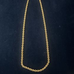 14k Gold Rope Chain 