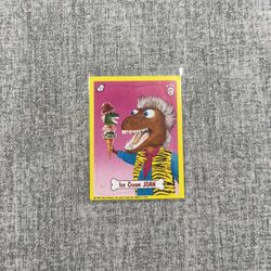 Rare Vintage 1st Series 1987 Ice Cream JOAN Sticker Card