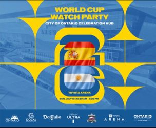 FIFA World Cup Watch Party @ Toyota Arena - Ontario