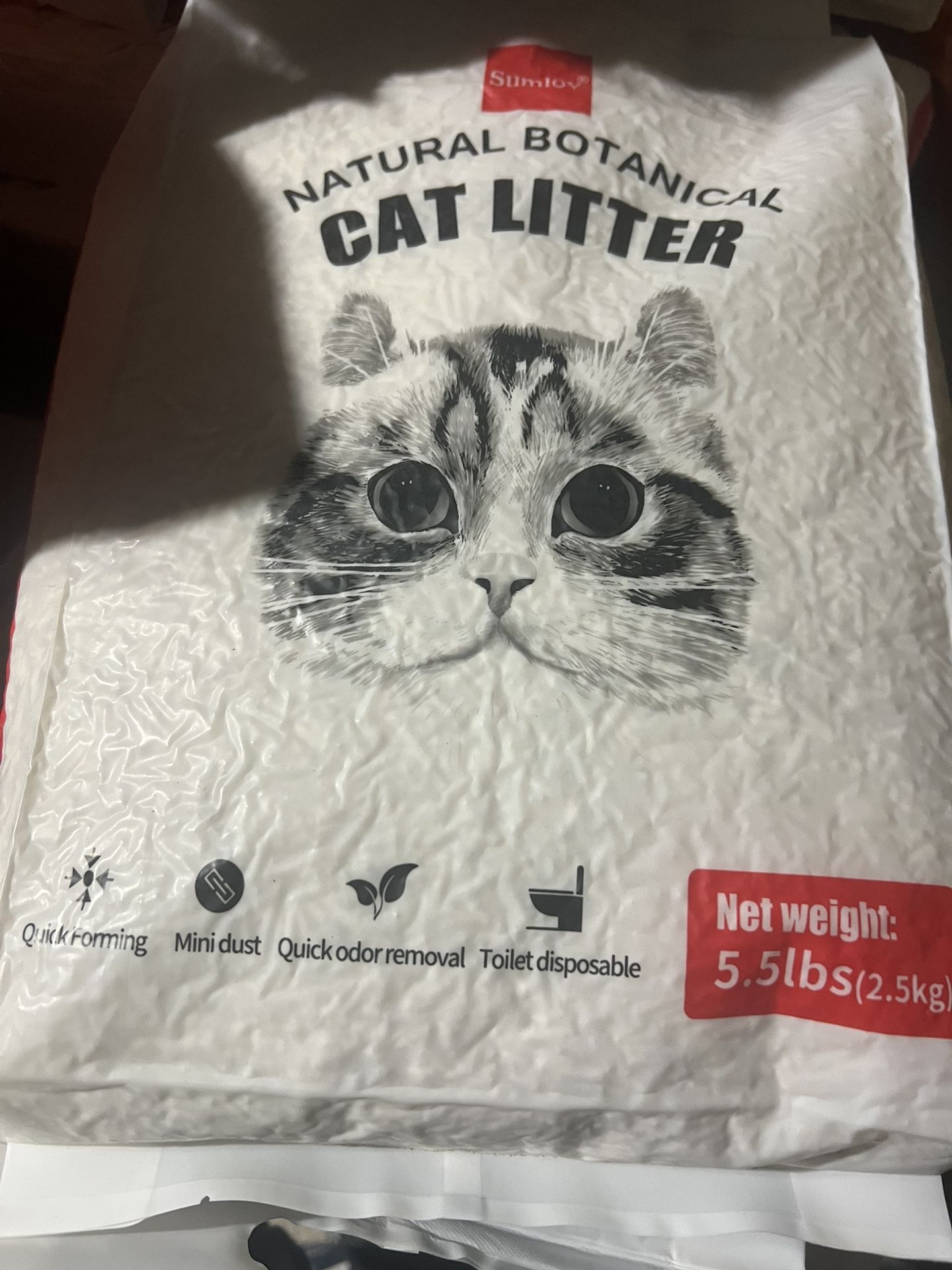 Organic Cat Litter And Mixed Cat Litter Bags Of 5.5lbs