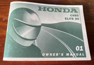 Honda Elite 80 (CH80) Manual