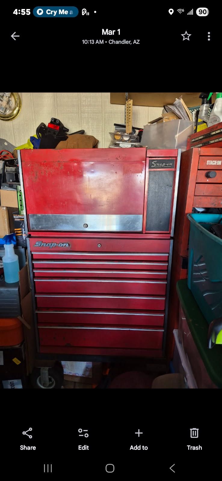 snap on tool box