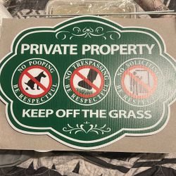 Private Property Signs 