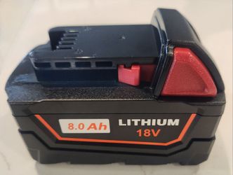 18V 8.0Ah Battery Replacement – Compatible with M18 Cordless Tools