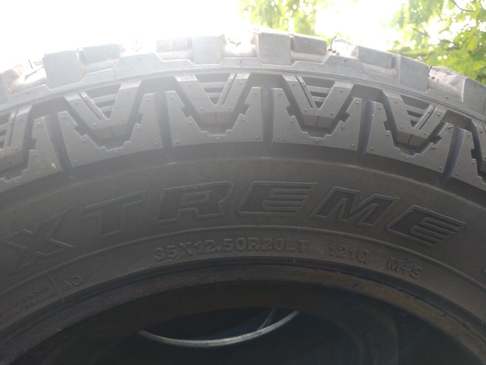 Mud claws used tires