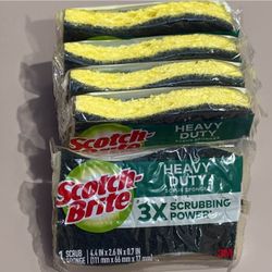 5 heavy duty scrub sponge