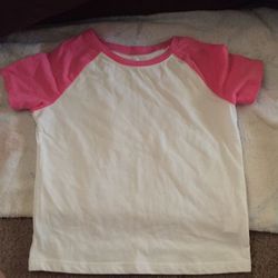 Pink And White T-shirt 