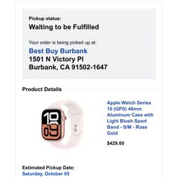 Apple Watch Series 10 GPS 46mm 