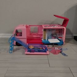 barbie camper with accessories