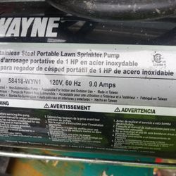 Wayne 1 HP Stainless Steel Pump