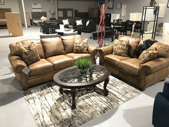 Ahsley sofa and loveseat brand new