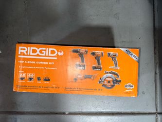 RIDGID 18V 5-Tool Combo Kit
