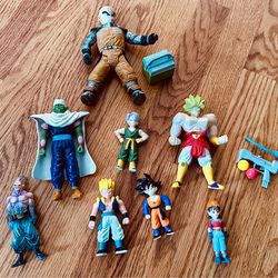 Dragonball Z Action Figures - Assorted Lot - 8 x Figures
