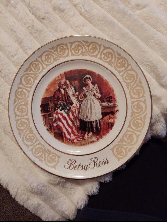 Betsy Ross 1973 Avon Plate