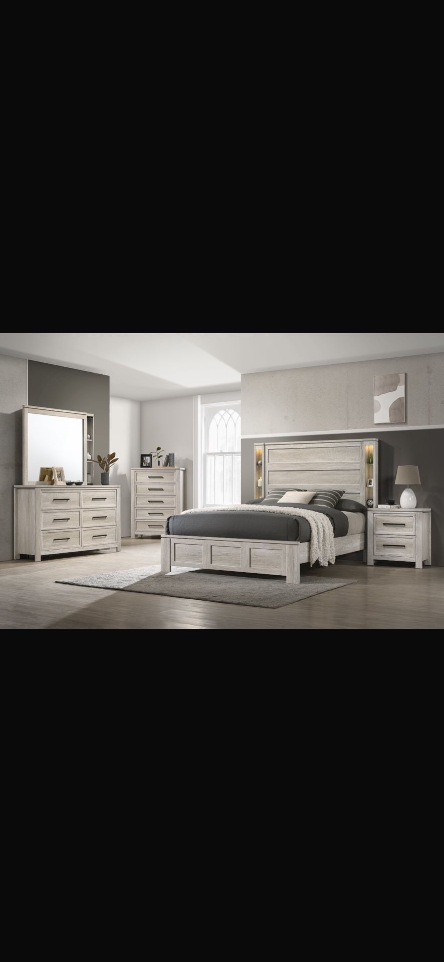 QUEEN BED DRESSER MIRROR $1150 FREE DELIVERY 