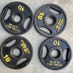 Gold gyms Olympic weights 4 x 10lbs