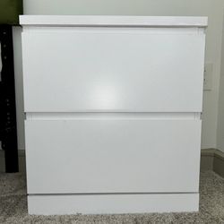 Pair Of  White Nightstands 