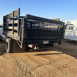 10ft Flatbed With Steel Floor And Tommy Lift Gate 