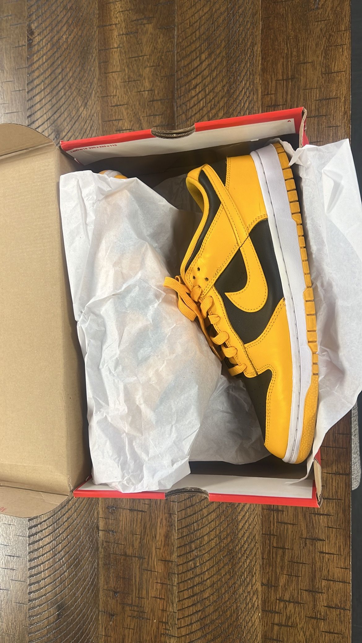 Nike Dunk Lows Golden Rod