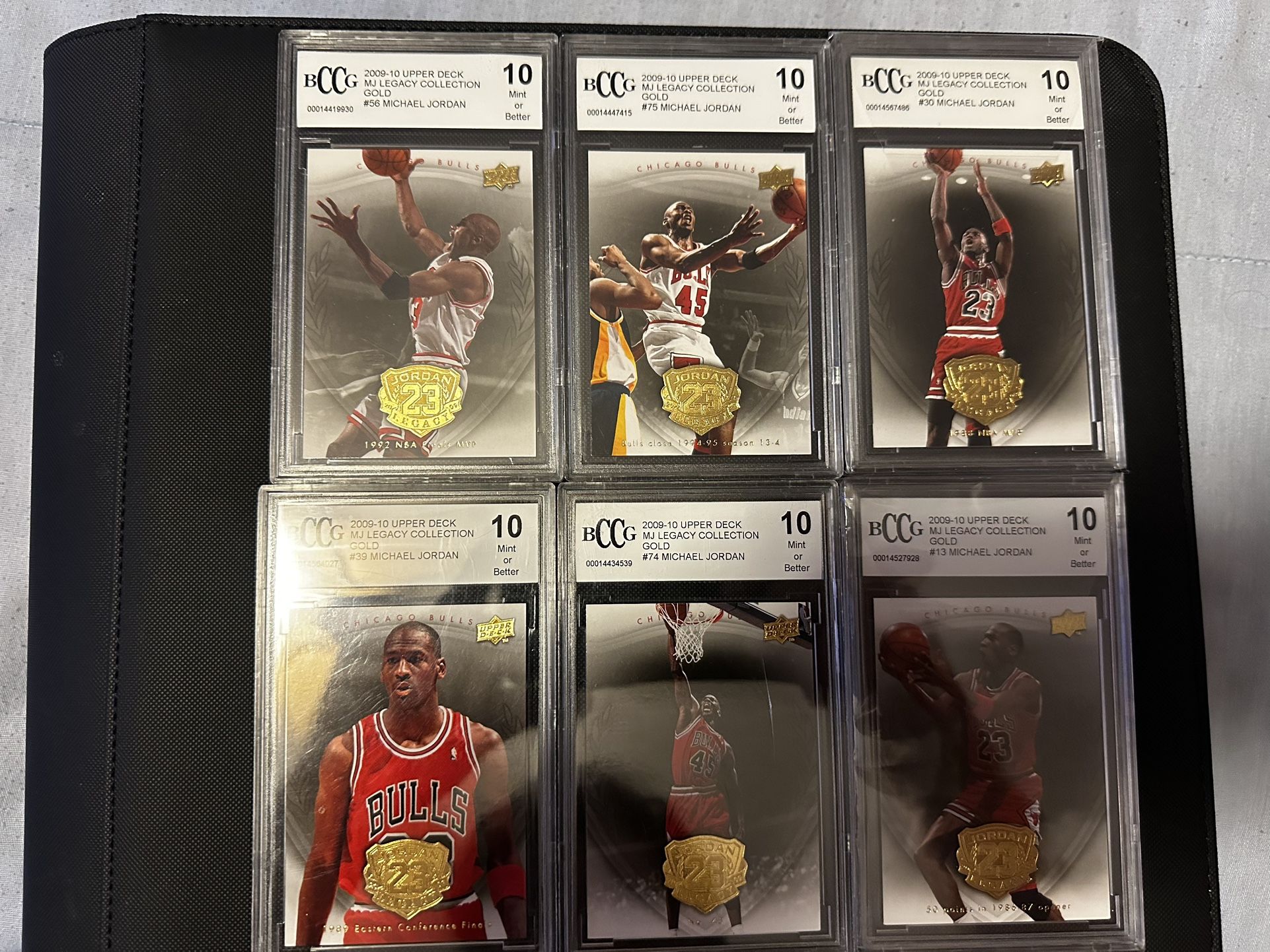 Michael Jordan Graded 10 Cards 