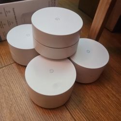 Google Wifi 1st Gen Mesh WiFi - 5 Units