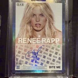2025 RENEE RAPP GAS AUTO AUTOGRAPH Card COMPLEX Bite Me Reneé SIGNED #/40 MADE