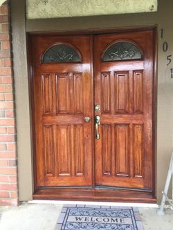 Doors restauration and painting