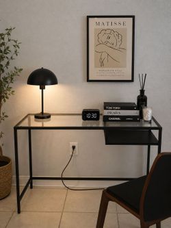 IKEA Laptop Glass Desk